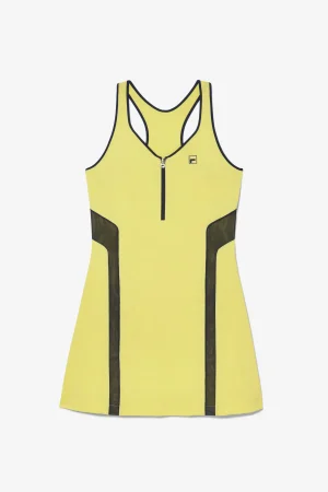 FILA Alley Solid Dress 742 LIMONCELLO / FILA NAVY Store