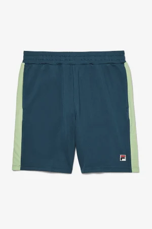 FILA Baseline Knit Short 444 BLUE CORAL / GREEN ASH Cheap