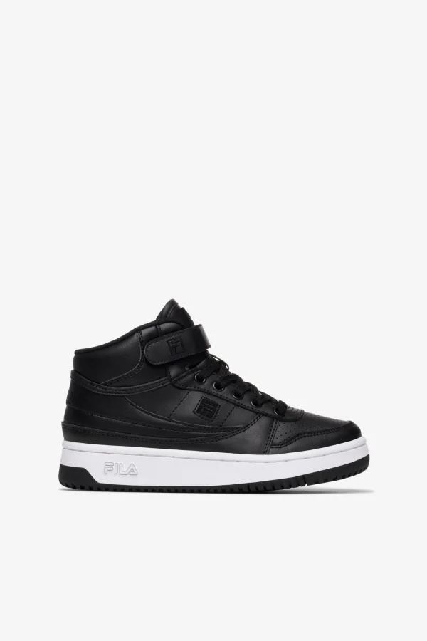 FILA Big Kids' BB84 High 013 BLACK / BLACK / WHITE Fashion