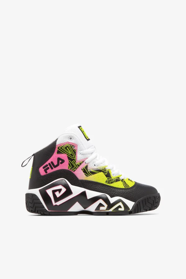 FILA Big Kids' MB 016 BLACK / SAFETY YELLOW / WHITE Best Sale