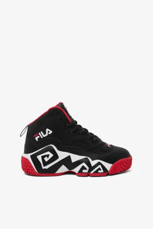 FILA Big Kids' Mb 014 BLACK / WHITE / RED Shop