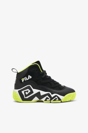 FILA Big Kids' MB 016 BLACK / SAFETY YELLOW / WHITE Best