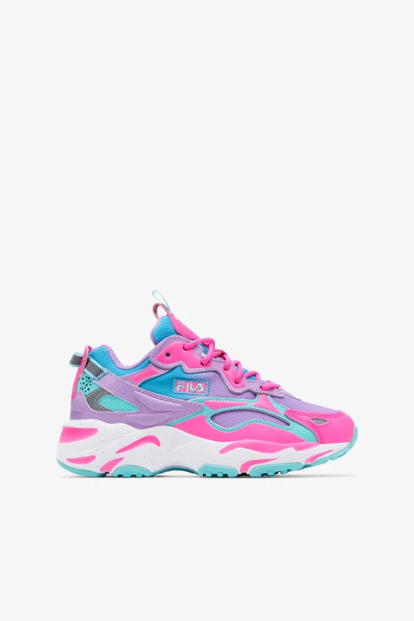 FILA Big Kids' Ray Tracer Apex 465 BLUE ATOLL / SUGAR PLUM / CROCUS PETAL Sale