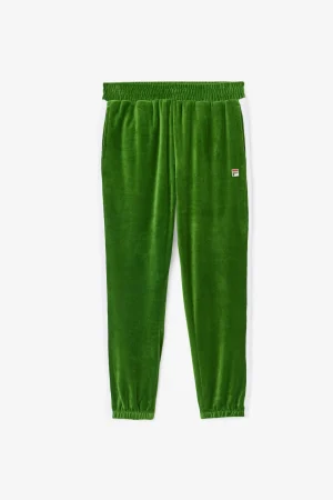 FILA Brice Velour Pant 341 FORMAL GARDEN / WHITE / FILA RED Shop