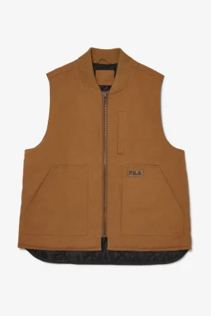 FILA Canvas Work Vest 971 CHESTNUT Store