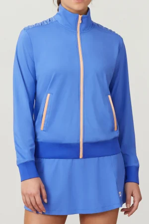 FILA colorful play jacket 499 AMPARO BLUE / GREEN ASH / CANTALOUPE Best