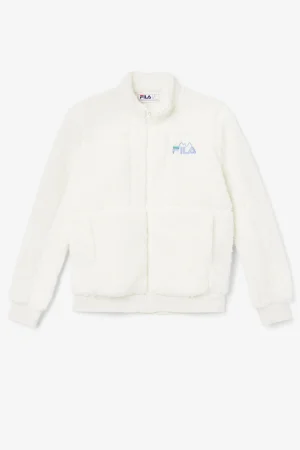 FILA Freyja Sherpa Jacket 172 EGRET / JACARANDA / DEEP LAKE Clearance