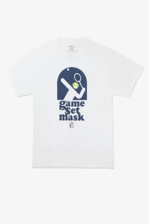 FILA Game Set Mask Tee 100 WHITE Hot