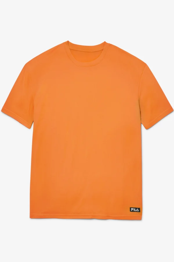 FILA High Visibility Short Sleeve Work Shirt 801 BRIGHT ORANGE New