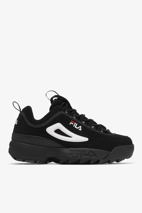 FILA Kids' Disruptor 2 014 BLACK / WHITE / RED Flash Sale