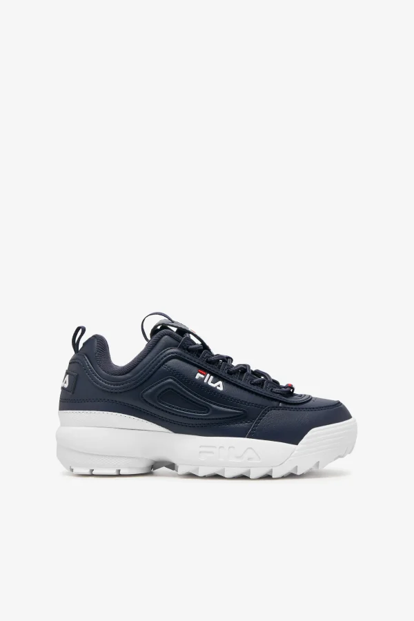 FILA Little Kids' Disruptor 2 422 NAVY / WHITE / RED New