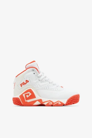 FILA Little Kids' Mb 128 WHITE / MANDARIN RED / GARDENIA Outlet