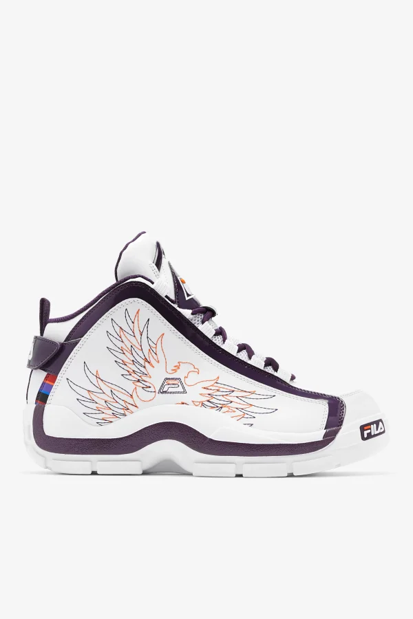 FILA Men' Grant Hill 2 History 133 WHITE / PURPLE PENNANT / VIBRANT ORANGE Sale