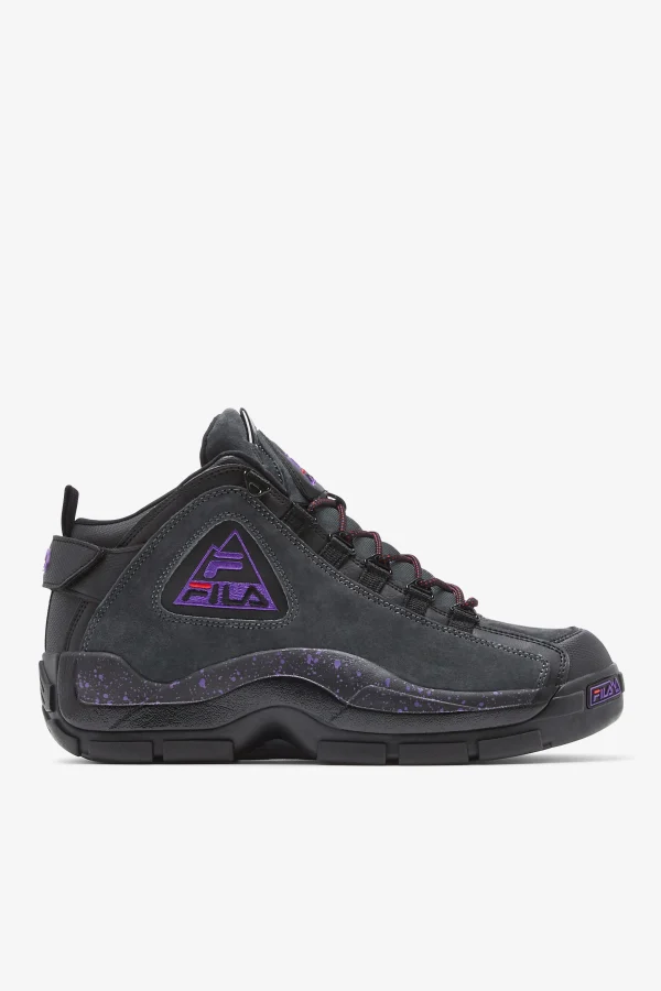 FILA Men' Grant Hill 2 Outdoor 058 EBONY / BLACK / ELECTRIC PURPLE Best Sale