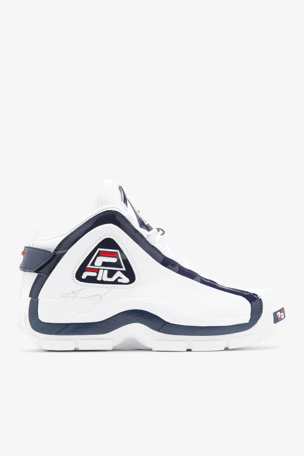 FILA Men' Grant Hill 2 25th Anniversary Edition 125 WHITE / NAVY / RED Flash Sale