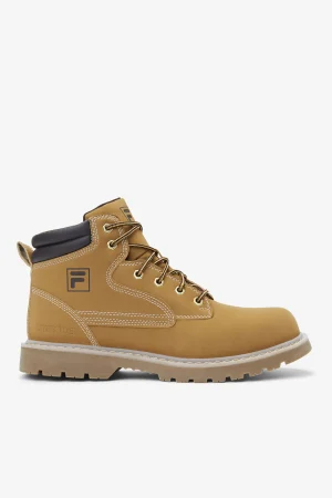 FILA Men' Landing Steel Toe Boot WHEAT/ESPRSO/GM Best Sale