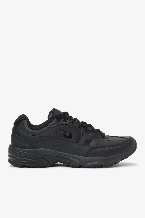 FILA Men' Memory Workshift Slip Resistant Shoe 001 BLACK / BLACK / BLACK Outlet