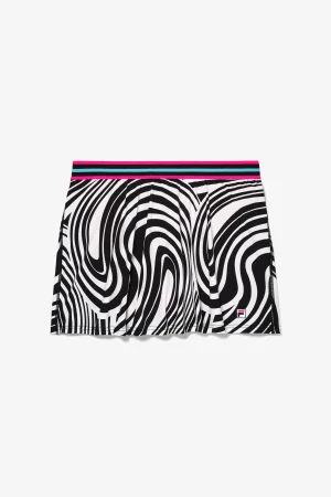 FILA Tie Breaker High Waist Skort 019 SWIRL / PINK GLO Fashion