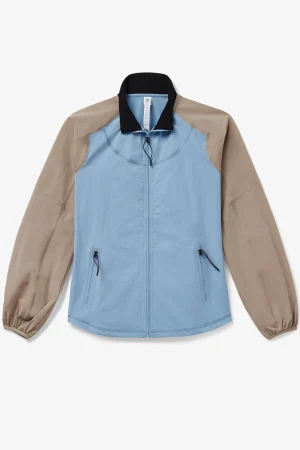 FILA Wild Card Jacket 437 DUSK BLUE / STUCCO / BLACK Clearance