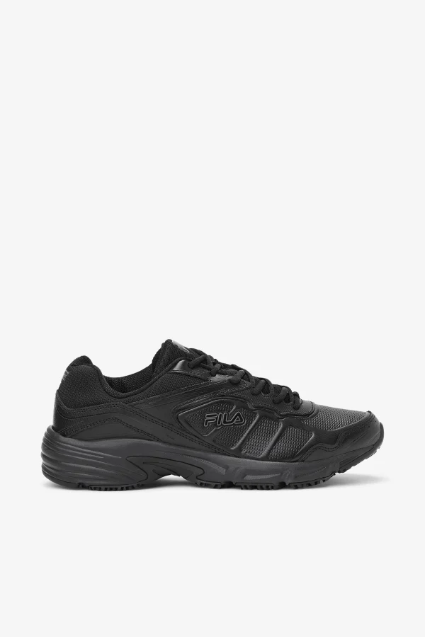 FILA Women' Memory Runtronic Slip Resistant Shoe 001 BLACK / BLACK / BLACK Fashion