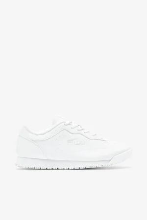 FILA Women' memory Viable Slip Resistant Shoe 100 WHITE / WHITE / WHITE Best Sale