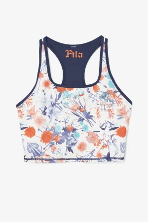 FILA Zuri Reversible Crop Tank 410 FILA NAVY Hot